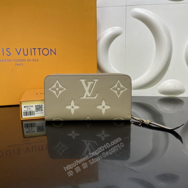 LV專櫃新款錢包 路易威登Zippy零錢包 Monogram圖案壓紋 M80481 LV拉鏈短錢包  ydh4393
